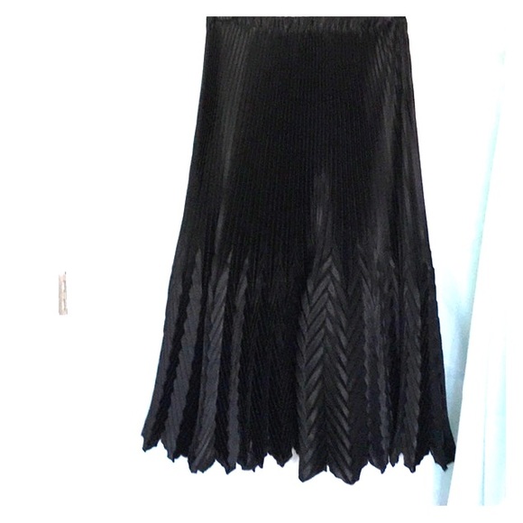 black evening skirts full length